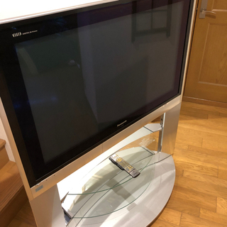 パナソニックプラズマテレビTH-42PX300 純正テレビ台のセットの画像