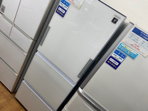 安心の6ヶ月保証付！！【SHARP/ｼｬｰﾌﾟ】３ドア冷蔵庫取りに来れる方限定！売ります！