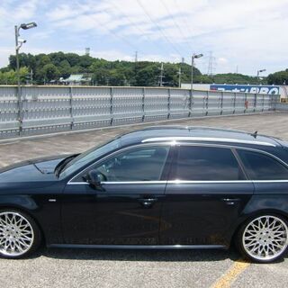 ★保証人無し★全国対応★【自社ローン】A4アヴァント Sラインpk 車高調 19インチ Sラインパッケージ 天張交換済み！ 走行TV可 カーテシランプ パドルシフトの画像