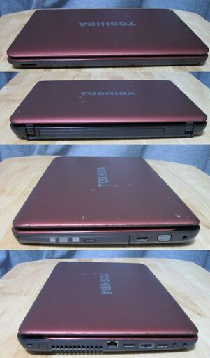 赤いPC/珍しい！元中国仕様/東芝/L600-03R/Core i3 M330/2.13ＧHz/メモリ4G/新品SSD240G/DVD