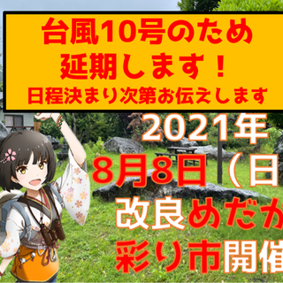 ★台風のため延期★メダカイベント「改良めだか　彩り市」開催！