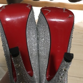 【良品】ラメ パンプスの画像