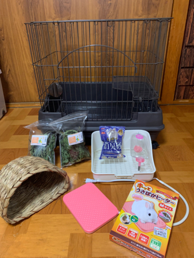 小動物　うさぎ　はじめてセット　 ペットケージ　おやつ
