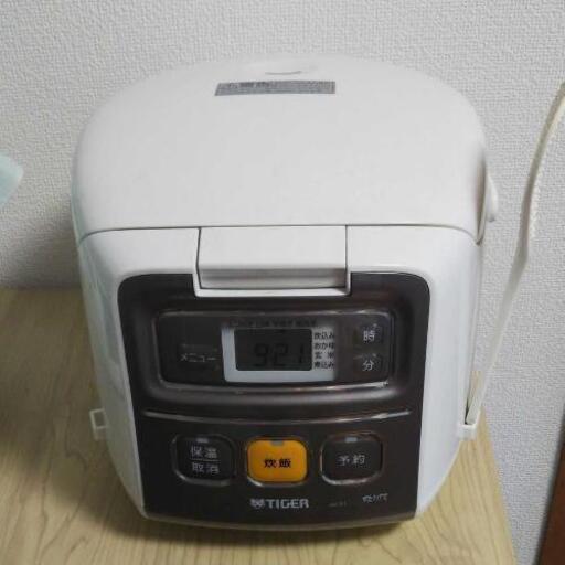 炊飯器 3合 タイガー魔法瓶