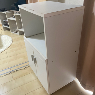 レンジ台 食器棚　の画像