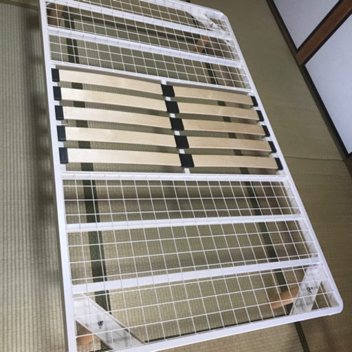 無印良品　脚付きマットレス　セミダブルベッド