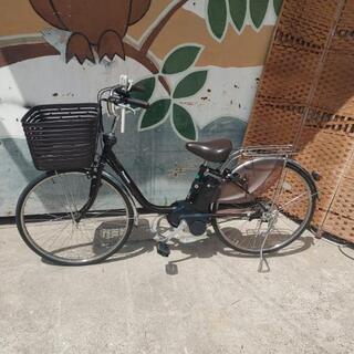 パナソニック Panasonic 電動アシスト自転車 茶色 傘入れ付き