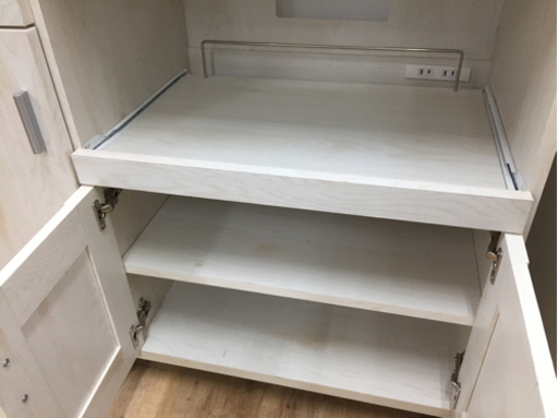 北欧調キッチンカウンター（アイボリー）です。【トレファク東大阪店】
