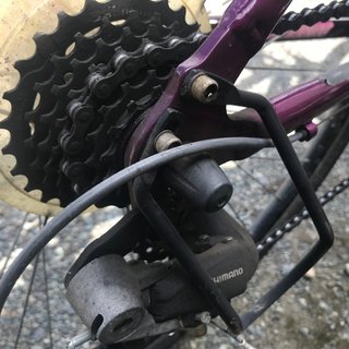  CROSS-SIM CRB 42センチ アルミフレーム 7段変速 Purple クロスバイクの画像