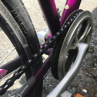  CROSS-SIM CRB 42センチ アルミフレーム 7段変速 Purple クロスバイクの画像