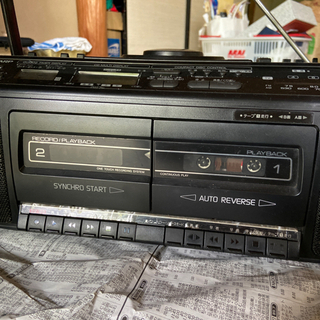 値下げ　Sharp QT-34CD 大型CDラジカセの画像