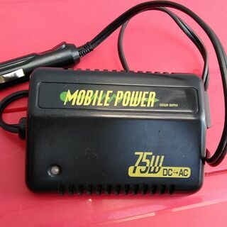 12V車　AC変換　アダプタ　電源　停電　キャンプ　車中の画像