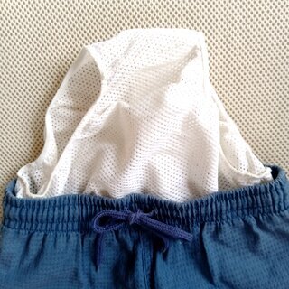 80s ヴィンテージ　コットン　スイムショーツ　120 ショートパンツ　サーフショーツ　水着　送料無料の画像