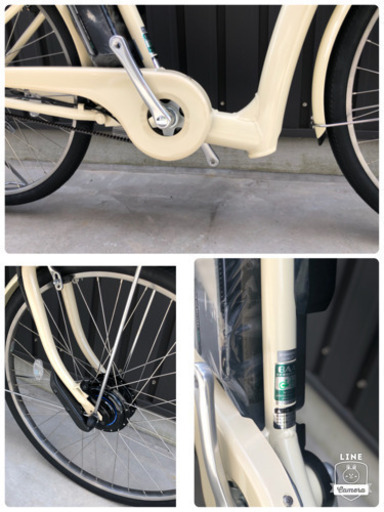 再入荷！新車☆売切■ブリヂストン電動アシスト自転車◆子供乗せもOK◆走りながら充電 ベルトドライブ 両輪駆動