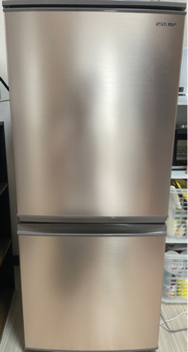 シャープ SHARP 冷蔵庫(幅48.0cm) 137L つけかえどっちもドア 2ドア ブロンズ系 SJ-D14E-N