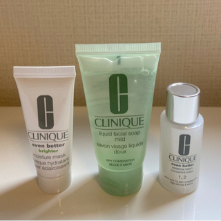 クリニーク 美容液＆洗顔＆化粧水のミニセット
