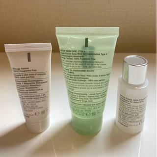 クリニーク 美容液＆洗顔＆化粧水のミニセットの画像