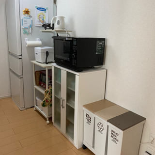 【ニトリ】レンジラック キャスター付の画像