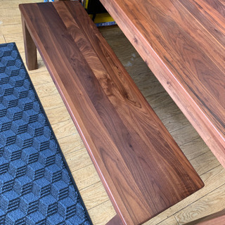 ⭐️モダンStyle⭐️TWO-ONE STYLE ベンチダイニング4点セット 天然木