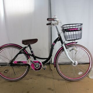 ★7800円★ 中古子供自転車 B415　LEDオートライト　ブ...
