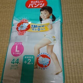 ②新品未使用のパンパースＬサイズ(9～１4kg）パンツタイプ 46枚×４パックの合計184枚の画像