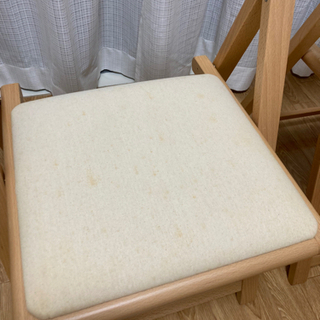 無印良品 折りたたみ椅子２脚セット の画像