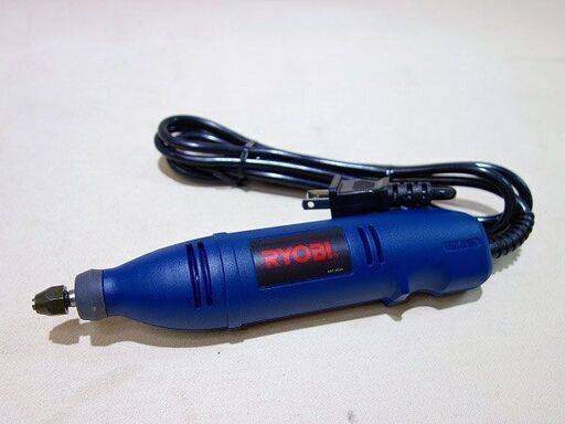 【苫小牧バナナ】状態良好！ RYOBI/リョービ 電動彫刻刀 100V 小型 軽量モデル DC-501 高性能刃 3本付き♪