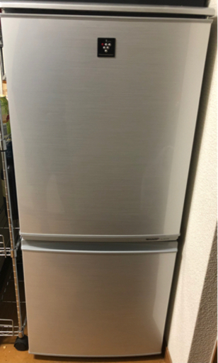 冷蔵庫　冷凍庫　SHARP SJ-PD14W-S