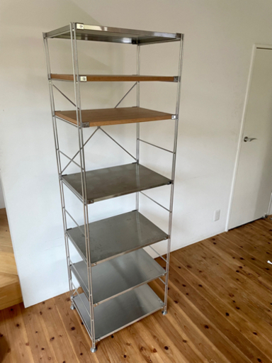 無印良品ステンレスユニットシェルフ大