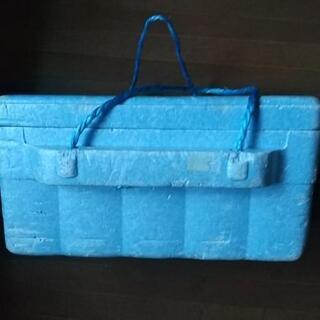 【お値下げ】コンパクトな発泡スチロールクーラーBOXの画像