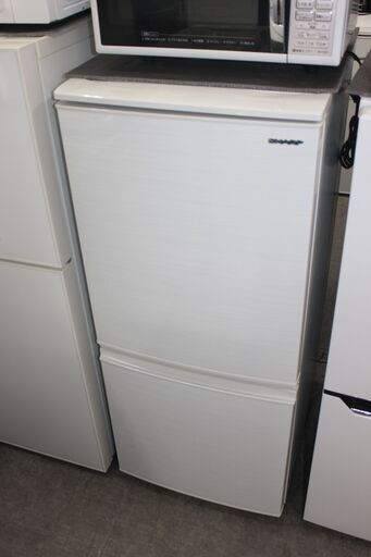 SHARP シャープ 冷凍冷蔵庫 (SJ-D14F-W)19年製 ★大田区、品川区 無料配送・設置無料★店頭取引歓迎！