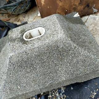 洗濯竿の足場　2つ