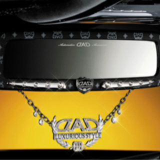 D.A.D ギャルソン ミラーネックレス クリスタル シルバーの画像