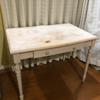 学習机　シャビー　作業台　アンティーク