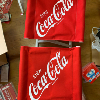 非売品　コカコーラ　木製テーブル&チェアの画像