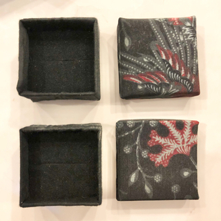 【ネット決済・配送】ハンドメイド　ジュエリーケース　ボックス　リング　ネックレス　ブレスレット　小物入れ　 Handmade jewelry case box ring necklace bracelet の画像