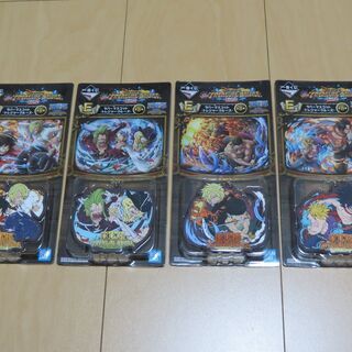 一番くじ「ワンピース」ラバーマスコット ４個セット【未開封】