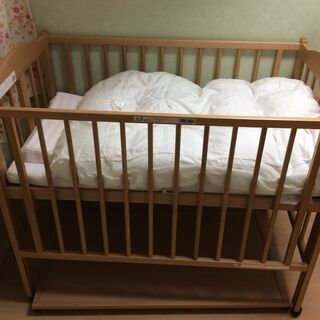 ★引き取り先決まりました★　ベビーベッド フルセットの画像
