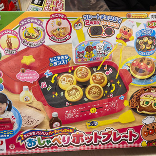 [新品]アンパンマン　おしゃべりホットプレート