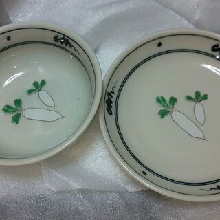 美品 野菜村 皿鉢揃 788-111 土と炎を師に 6セット