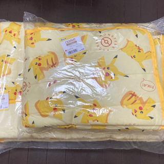 ピカチュウ 敷きパッド&キルトケット