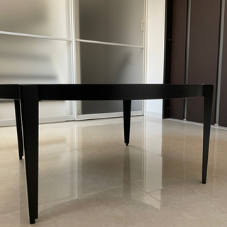 リビングテーブル／センターテーブル 黒【値下げしました】の画像