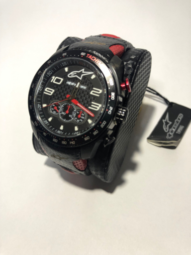 アルパインスターズ TECH WATCH CHRONO(テックウォッチ クロノ) レッド 腕時計