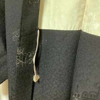 着物　羽織　紋付　黒の画像