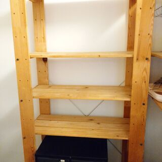 【無料★8/19までの引き取り限定】IKEA木製シェルフ