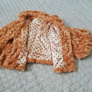 これからの季節に✨未着用。フワフワコートの画像