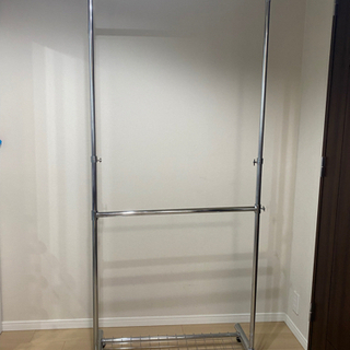 伸縮ハンガーラック　美品の画像