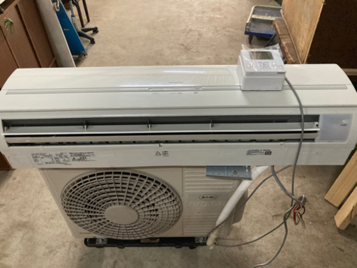 16年製 日立 業務用エアコン RPK-GP80K 室内機RPK-GP80K/壁掛タイプ 室外機：RAS-AP80SH2 200V