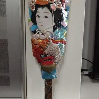 豪華な羽子板飾り