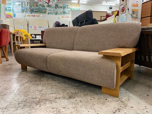 お待ちしてます！【愛品館 江戸川店】３Pソファ　ファブリックソファ　ソファ　ID:156-008992-007　配送可　代引き配送可